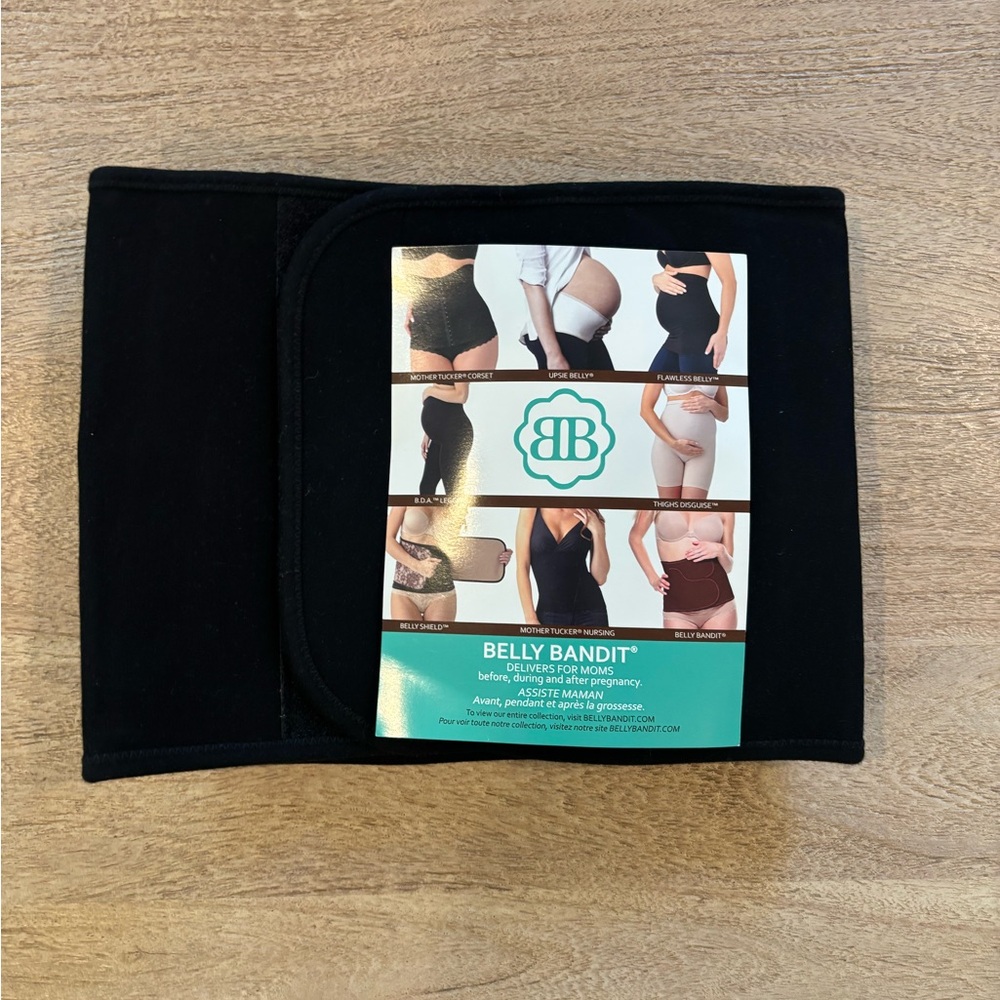 Belly Bandit Black Belly Wrap for Postpartum / Size Small